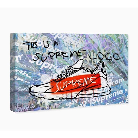 “This is a Sneaker Logo” Canvas Print - Picture 1 of 6